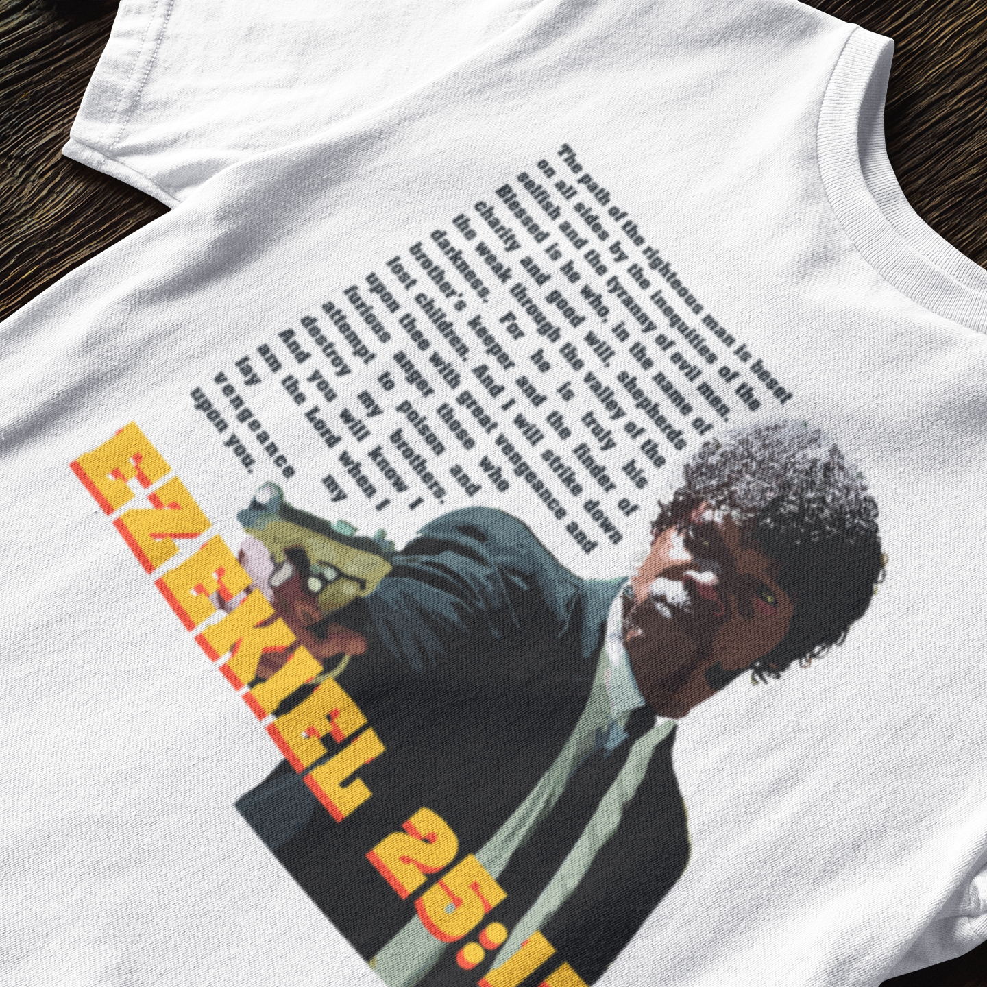 Ezequiel 25:17 Pulp Fiction - T-Shirt