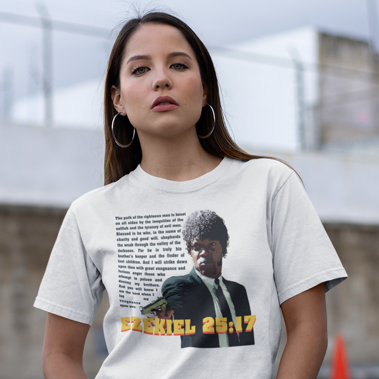 Ezequiel 25:17 Pulp Fiction - T-Shirt