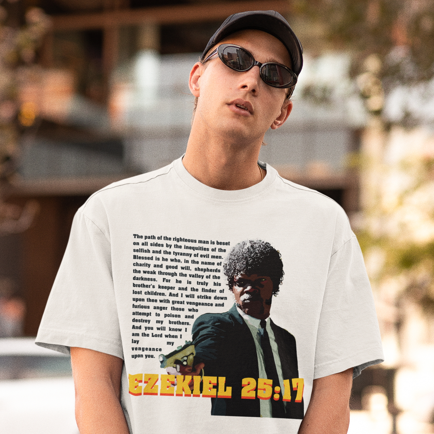 Ezequiel 25:17 Pulp Fiction - T-Shirt