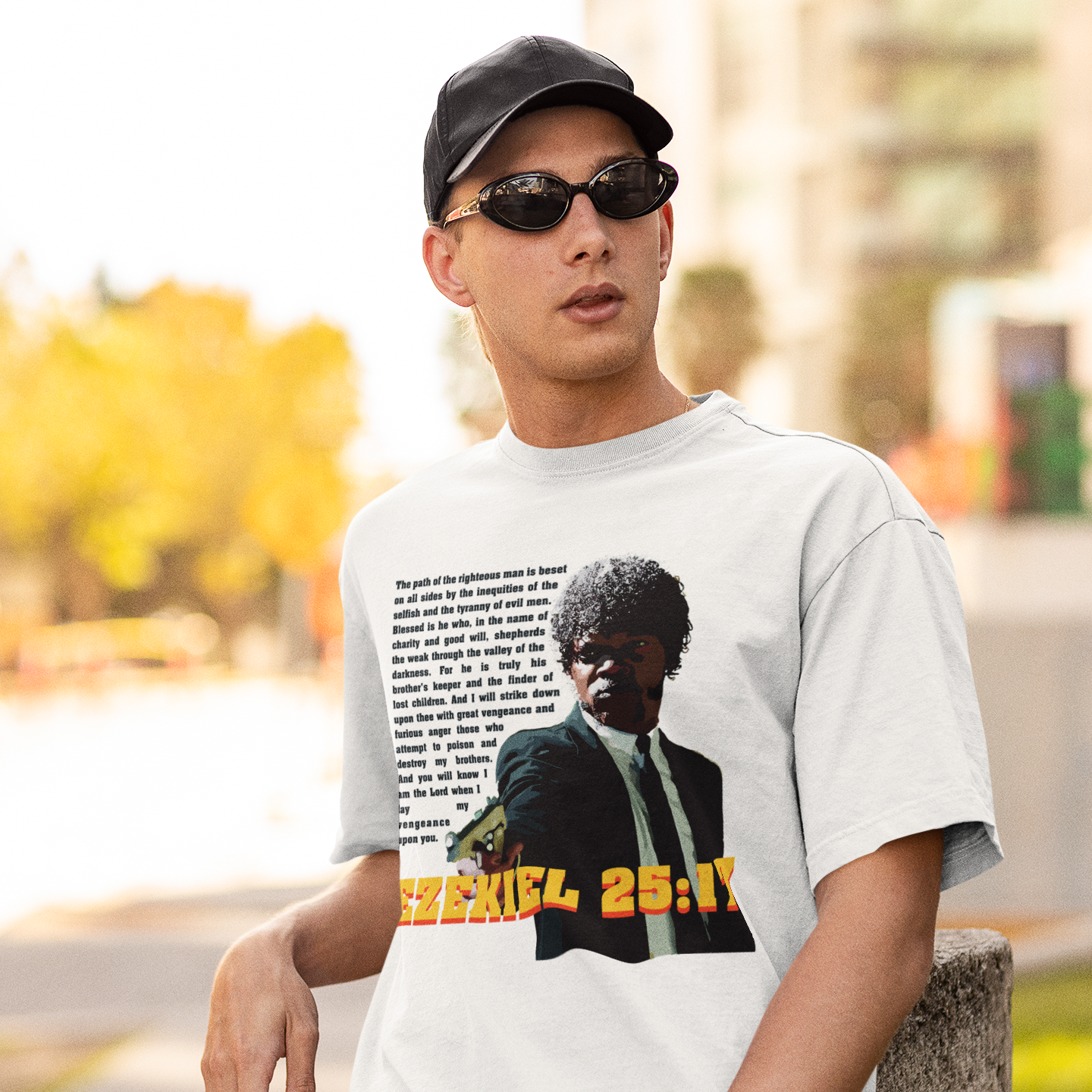 Ezequiel 25:17 Pulp Fiction - T-Shirt