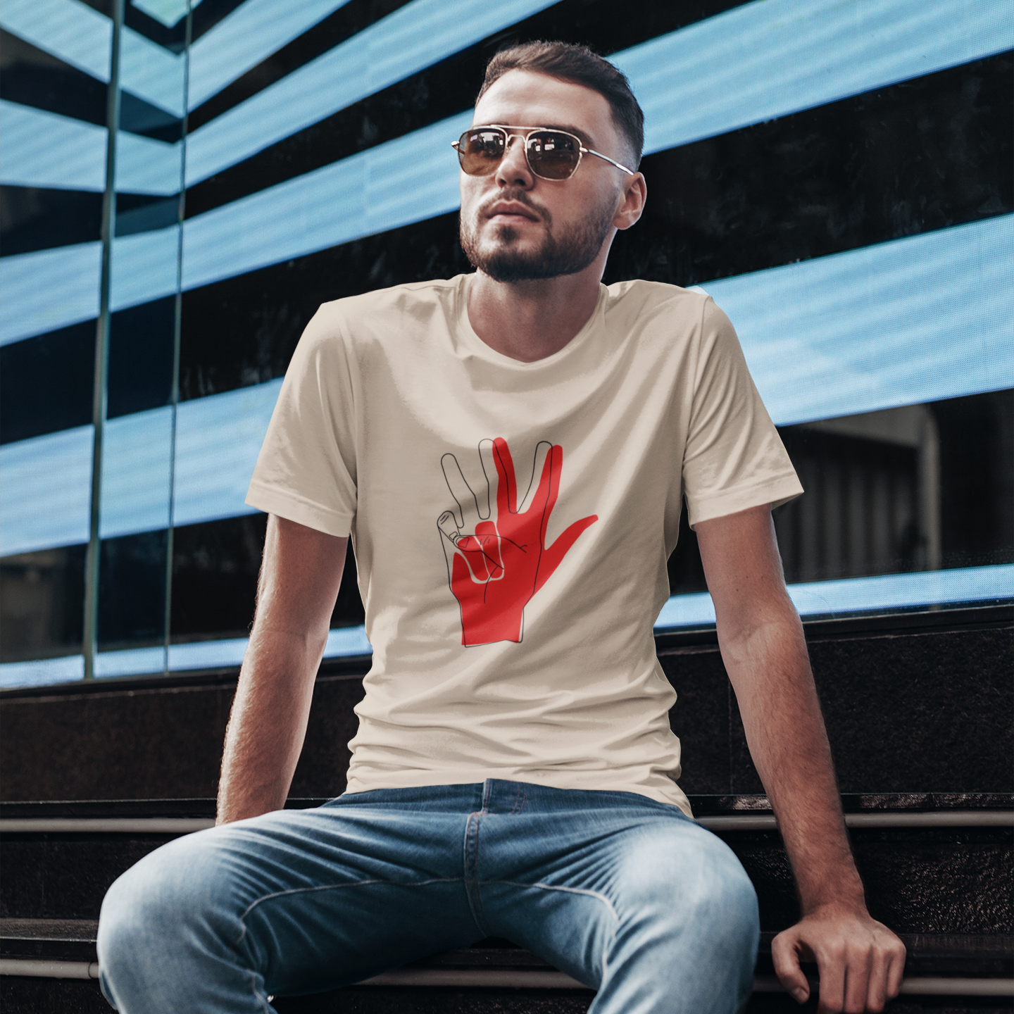 Drei Gläser - T-Shirt