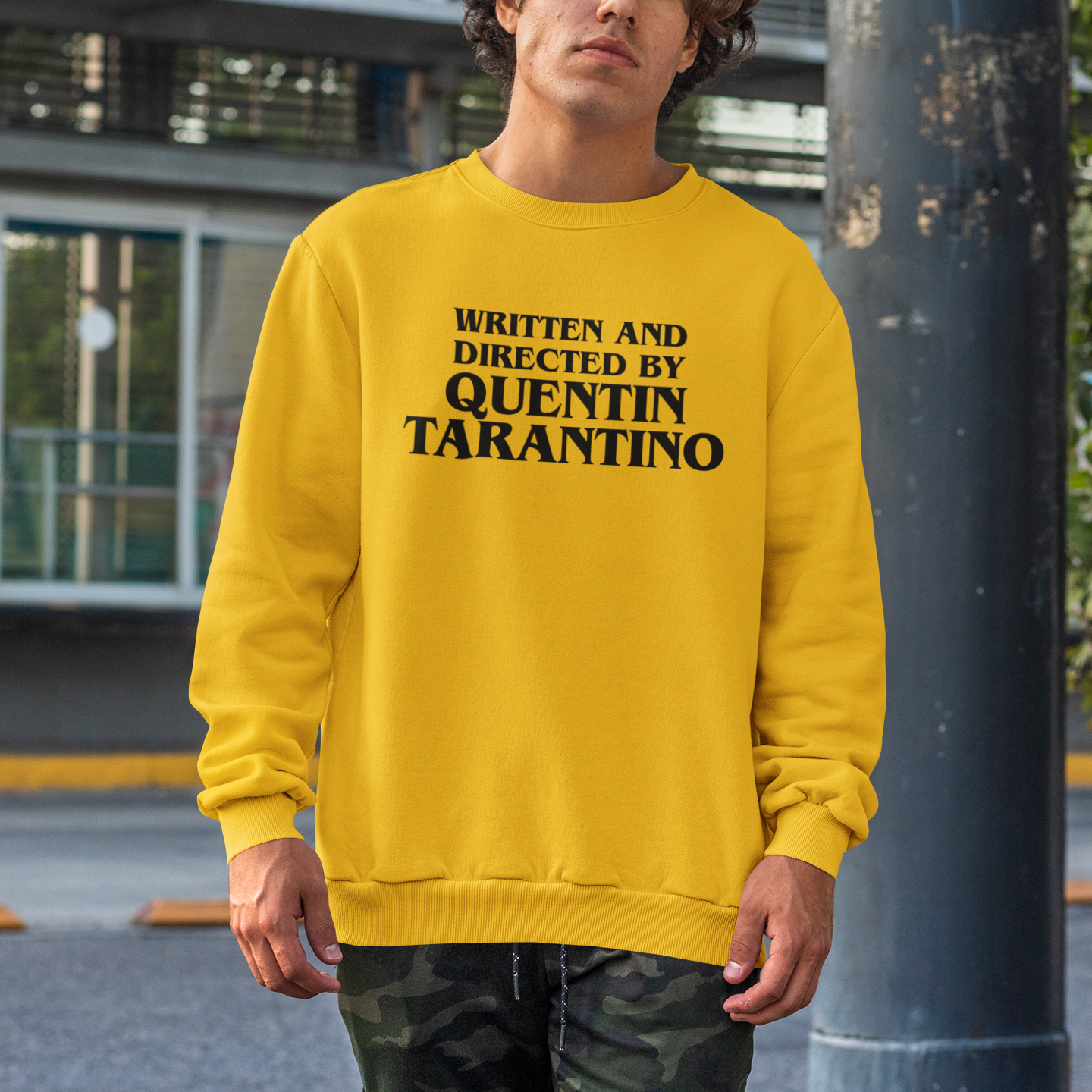 Quentin Tarantino -  Sweatshirt Gold