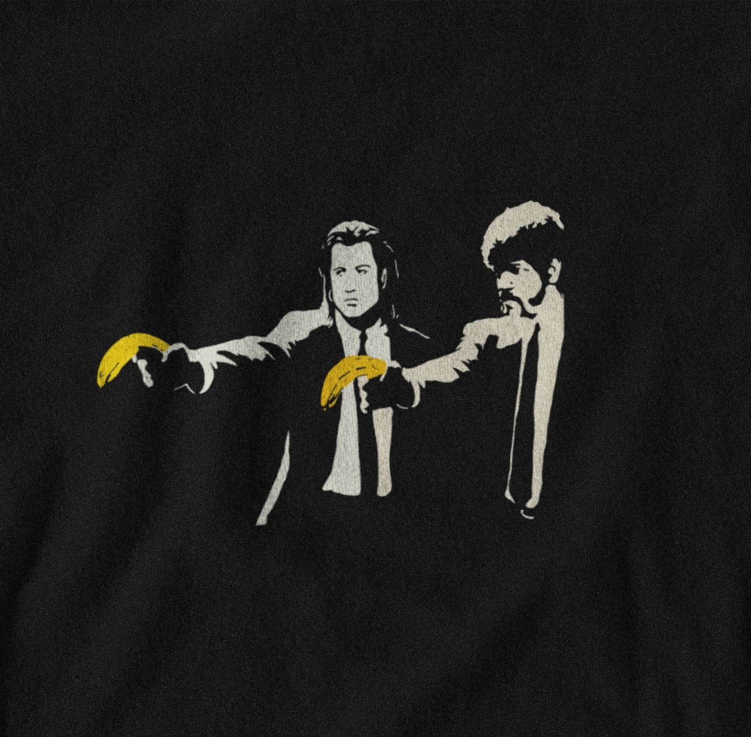 The Luckiest Duo Pulp Fiction Bansky Banana - T-Shirt