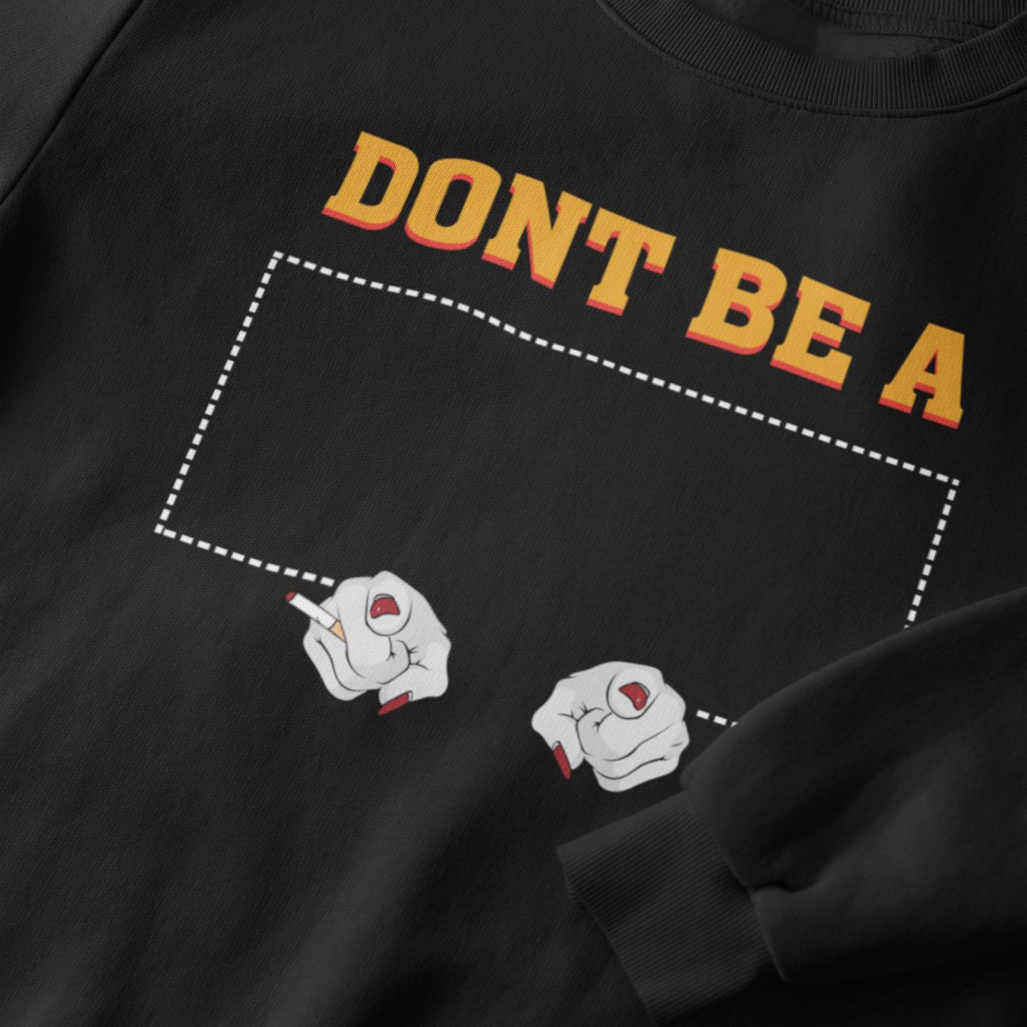 Dont Be A Square Pulp Fiction - Sweatshirt