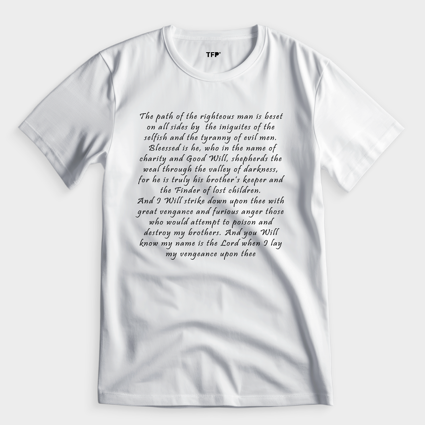 Ezequiel 25:17 Pulp Fiction - T-Shirt