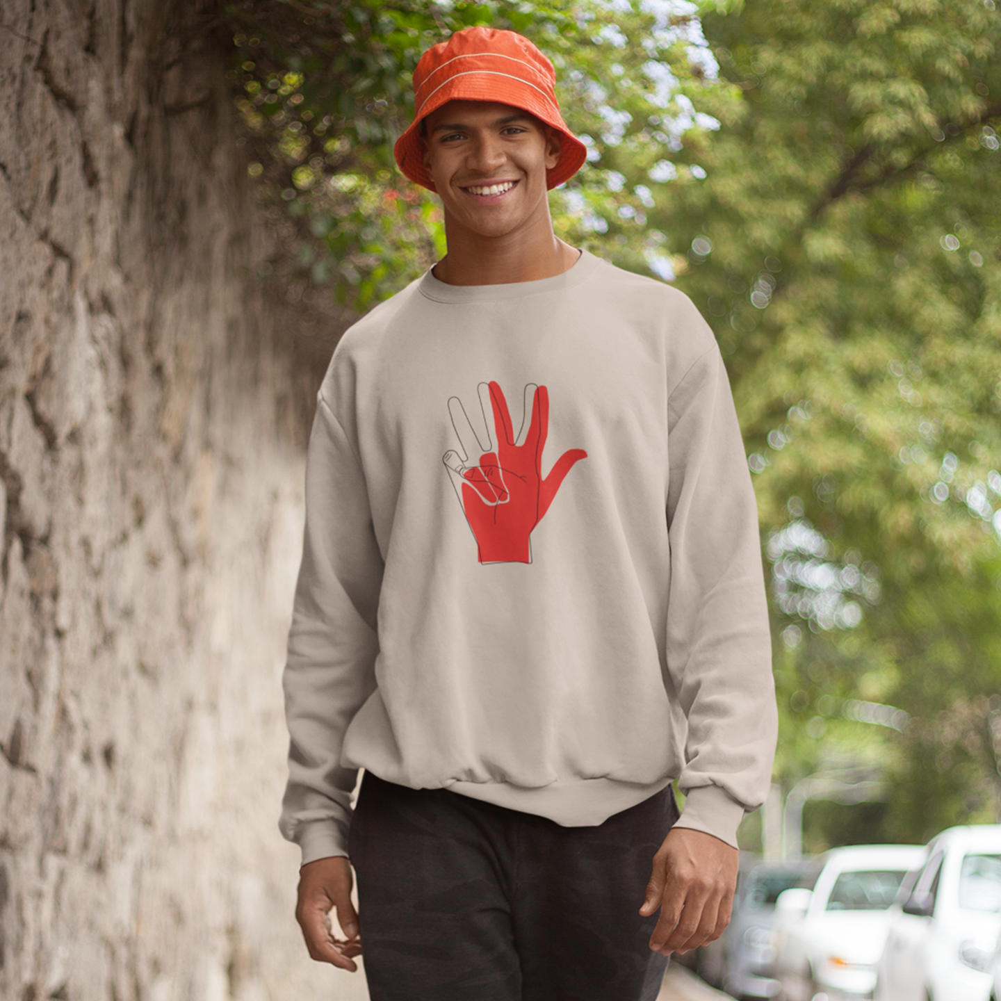 Drei Gläser -  Sweatshirt