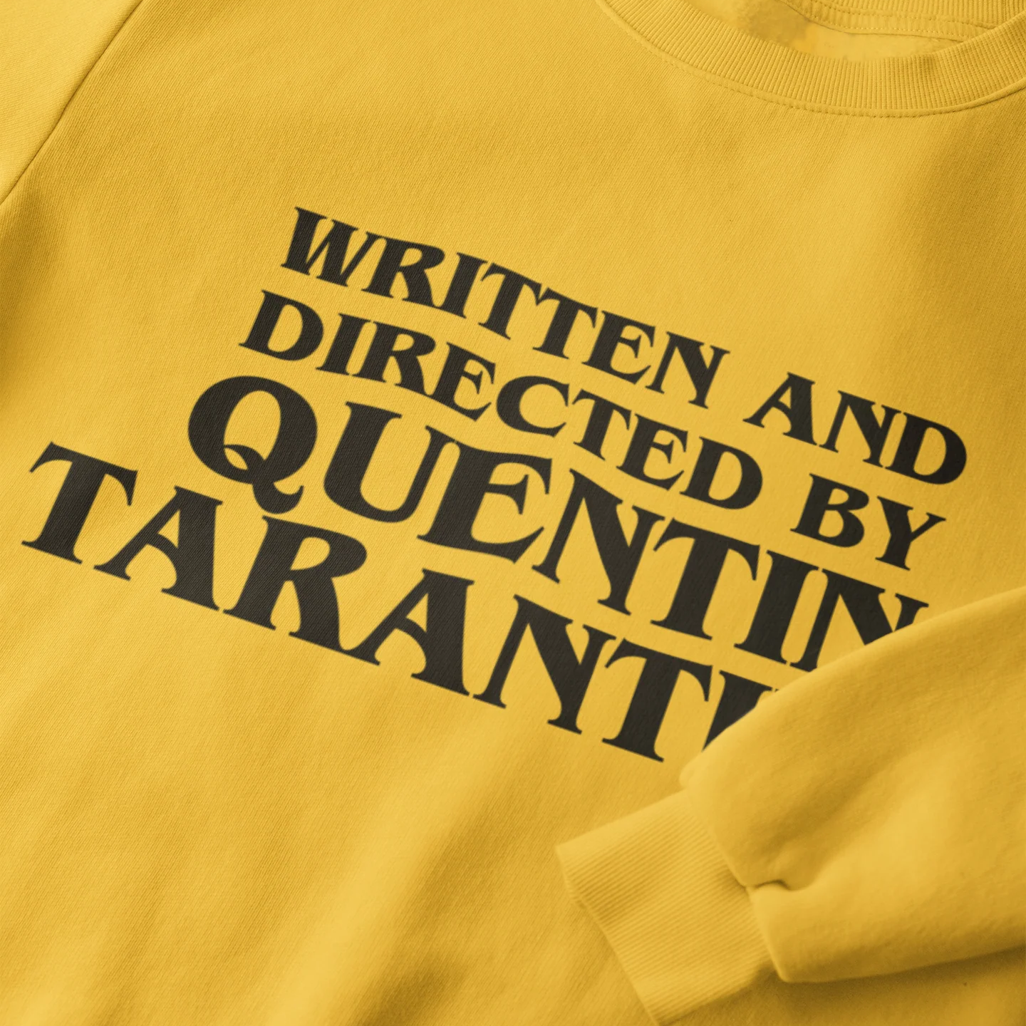 Quentin Tarantino -  Sweatshirt Gold