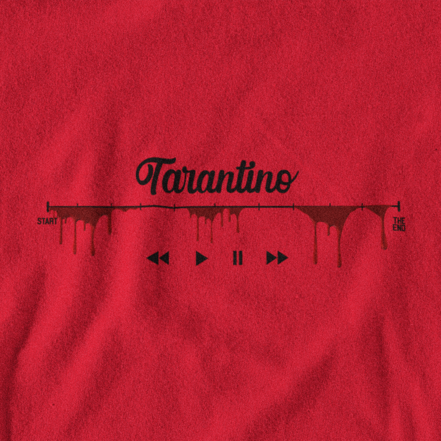 Tarantino, bloody play bar -  T-Shirt