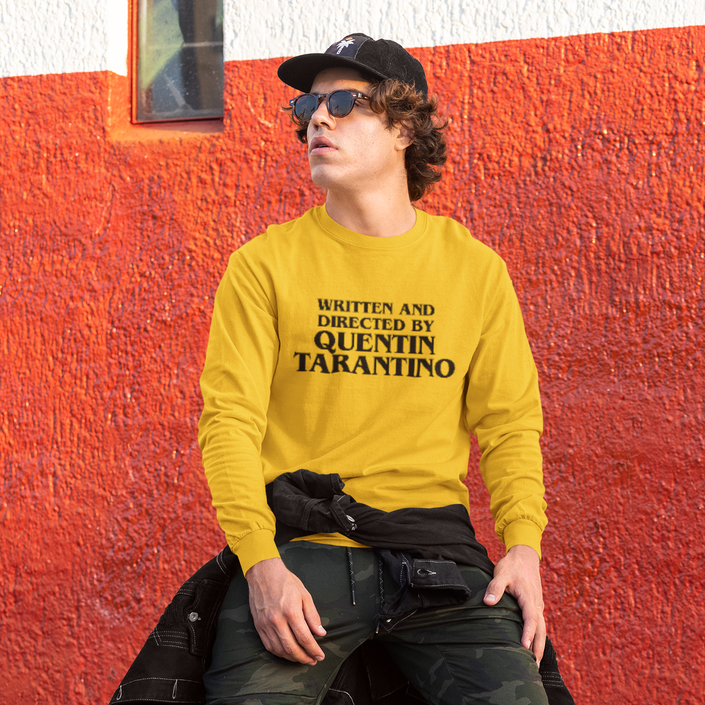 Quentin Tarantino -  Sweatshirt Gold