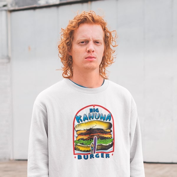 Pulp Fiction-themed Big Kahuna Burger Sweatshirt - one-of-a-kind movie collectible