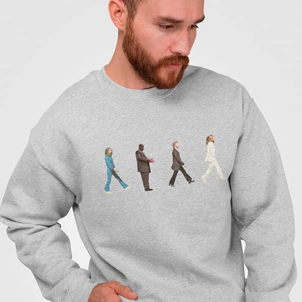 Marsellus Road" Sweatshirt – a unique tribute to the iconic character Marsellus Wallace from Pulp Fiction. Express your love for Quentin Tarantino's cinematic universe with this ingenious and playful design.